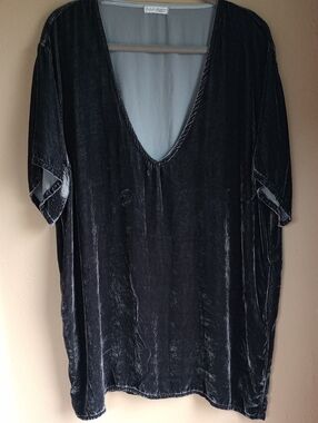 CP Shade Free People Collab Tunic Boho Silk Laggenlook Oversize Tunic Size M